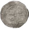 Image 2 : BOLIVIA, Potosí, cob 4 reales, Philip II, assayer B (1st period), "flat" lions, Grade 1, ex-Morse.