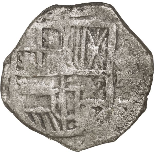 BOLIVIA, Potosí, cob 4 reales, Philip III, assayer not visible, Grade 1, ex-Morse.