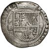 Image 1 : BOLIVIA, Potosí, cob 2 reales, Philip II, assayer L (1st period) below mintmark P to left, "Seville"