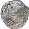 Image 1 : PERU, Lima, cob 2 reales, Philip II, assayer Diego de la Torre, *-ii to left, P-oD to right, Grade 3
