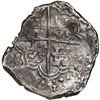 Image 2 : BOLIVIA, Potosí, cob 8 reales, Philip III, assayer T, Grade 3.
