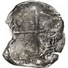 Image 2 : BOLIVIA, Potosí, cob 8 reales, Philip III, assayer not visible, Grade 3.