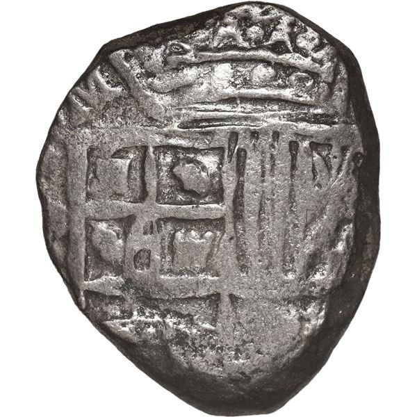 BOLIVIA, Potosí, cob 8 reales, Philip III, assayer not visible, Grade 3, ex-Morse.