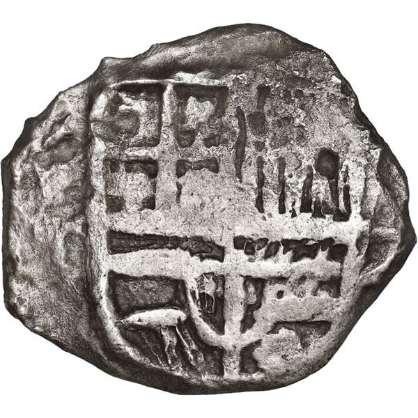 BOLIVIA, Potosí, cob 2 reales, Philip III, assayer T, Grade 2.