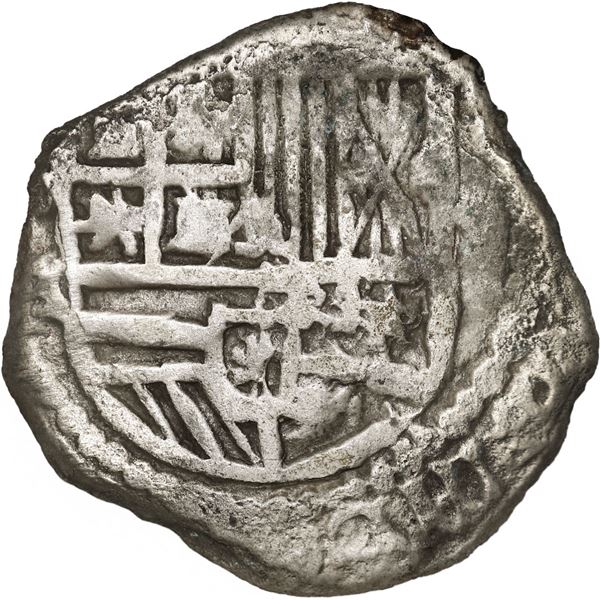 BOLIVIA, Potosí, cob 2 reales, Philip III, assayer not visible, Grade 3.
