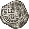 Image 1 : BOLIVIA, Potosí, cob 2 reales, Philip III, assayer not visible, Grade 3.