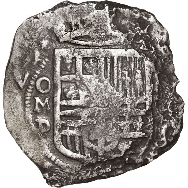 MEXICO, Mexico City, cob 8 reales, 1624/3 D.