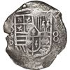 Image 1 : MEXICO, Mexico City, cob 8 reales, Philip IV, assayer D (1620s).