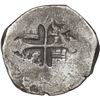 Image 2 : MEXICO, Mexico City, cob 8 reales, Philip IV, assayer not visible (early 1630s), canvas impression o