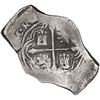 Image 2 : MEXICO, Mexico City, cob 8 reales, Philip IV, assayer P, neat shape.