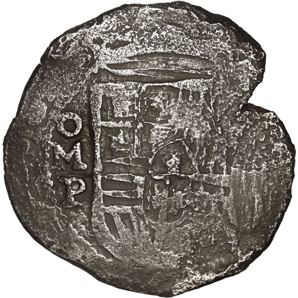 MEXICO, Mexico City, cob 8 reales, Philip IV, assayer P, ex-Superior.