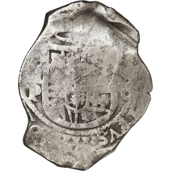 MEXICO, Mexico City, cob 8 reales, Philip IV, assayer P.