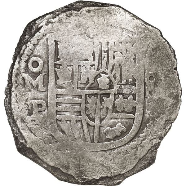 MEXICO, Mexico City, cob 8 reales, Philip IV, assayer P.