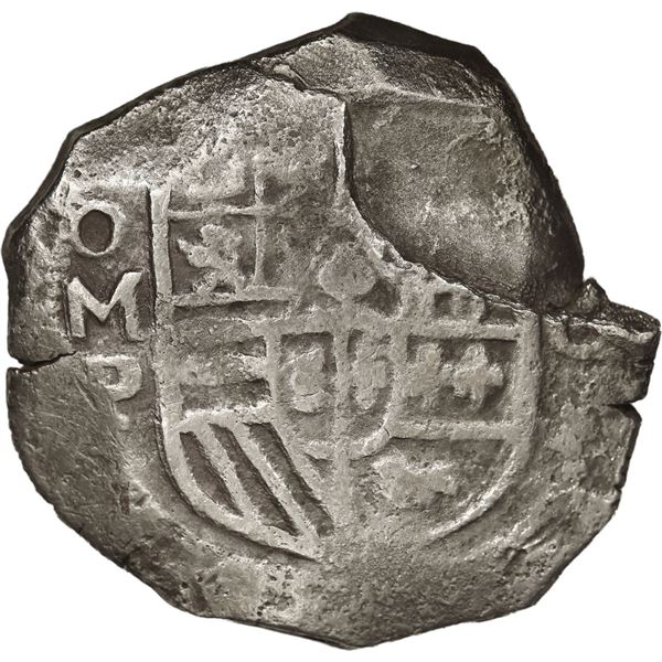 MEXICO, Mexico City, cob 8 reales, Philip IV, assayer P.