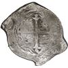 Image 2 : MEXICO, Mexico City, cob 8 reales, Philip IV, assayer not visible (P), canvas impression on obverse.