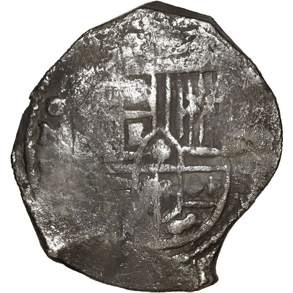 MEXICO, Mexico City, cob 4 reales, Philip IV, assayer P.