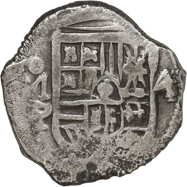 MEXICO, Mexico City, cob 4 reales, Philip IV, assayer P.