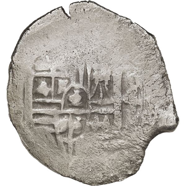 MEXICO, Mexico City, cob 4 reales, Philip IV, assayer not visible (P).