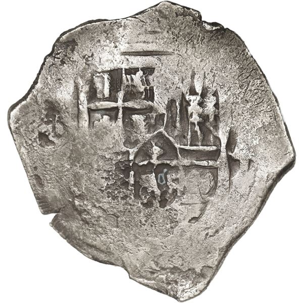MEXICO, Mexico City, cob 4 reales, Philip IV, assayer not visible (P).