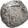Image 1 : MEXICO, Mexico City, cob 2 reales, 1636 P, very rare.
