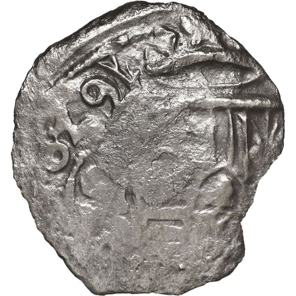MEXICO, Mexico City, cob 2 reales, 1639/7 (P), very rare.