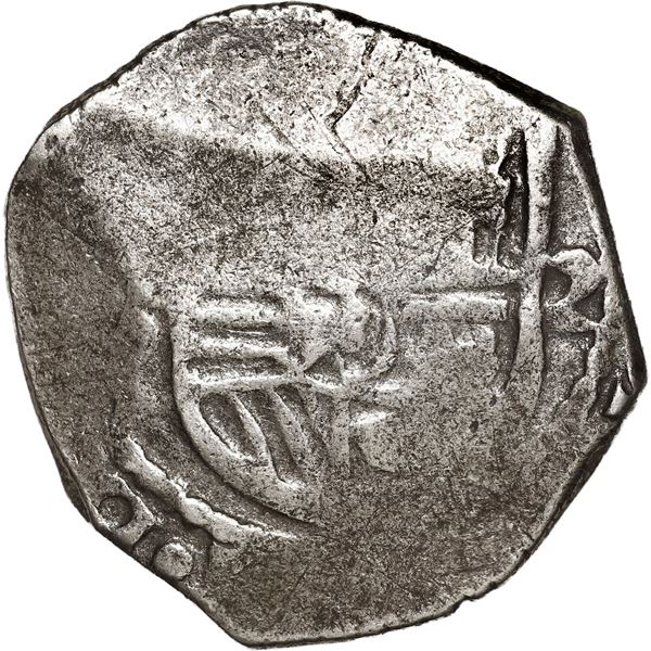 MEXICO, Mexico City, cob 2 reales, Philip IV, assayer P.