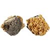 Image 1 : MEXICO, Mexico City, clump of one cob 4 reales and chunk of coral, Philip IV, assayer not visible.
