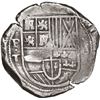 Image 1 : BOLIVIA, Potosí, cob 8 reales, Philip IV, assayer T (early 1630s).