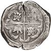 Image 2 : BOLIVIA, Potosí, cob 8 reales, Philip IV, assayer T (early 1630s).