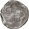 Image 2 : BOLIVIA, Potosí, cob 8 reales, Philip IV, assayer T (1630s).