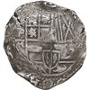 Image 1 : BOLIVIA, Potosí, cob 8 reales, Philip IV, assayer TR (mid- to late 1630s).