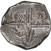 Image 2 : BOLIVIA, Potosí, cob 8 reales, Philip IV, assayer TR (mid- to late 1630s).