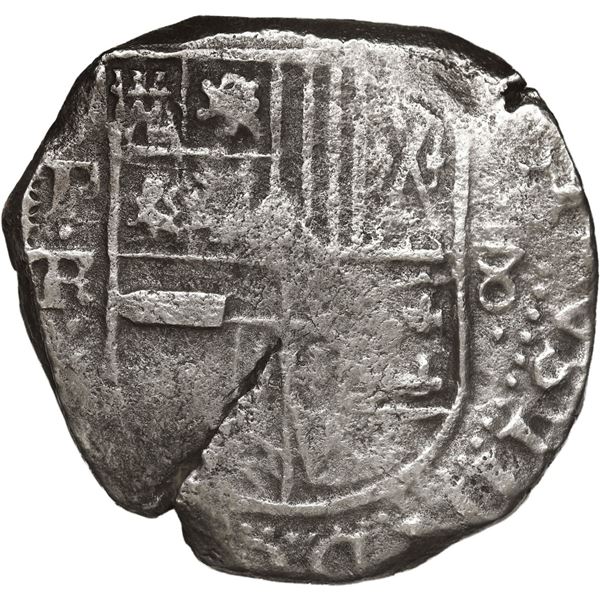 BOLIVIA, Potosí, cob 8 reales, Philip IV, assayer TR (mid- to late 1630s).