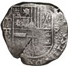 Image 1 : BOLIVIA, Potosí, cob 8 reales, Philip IV, assayer TR (mid- to late 1630s).