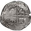 Image 2 : BOLIVIA, Potosí, cob 8 reales, Philip IV, assayer not visible (mid- to late 1630s).