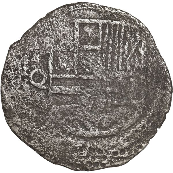 BOLIVIA, Potosí, cob 4 reales, Philip III, assayer Q, ex-Christensen (Plate).