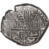Image 1 : BOLIVIA, Potosí, cob 4 reales, Philip IV, assayer not visible, "flat" lions.