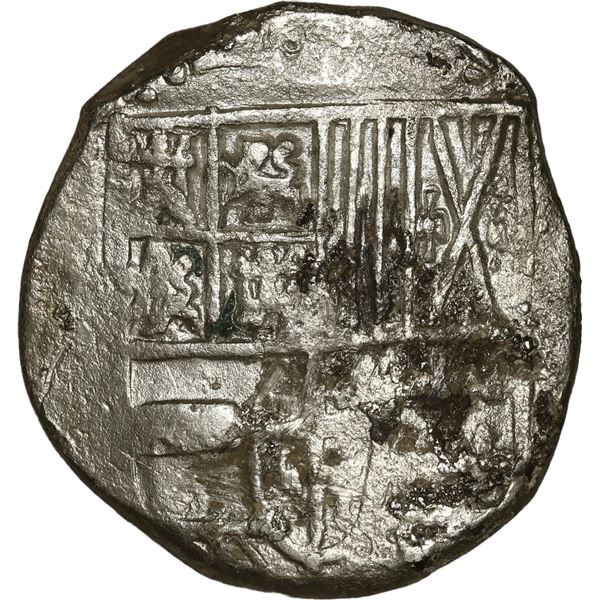 BOLIVIA, Potosí, cob 4 reales, Philip IV, assayer not visible (1630s).