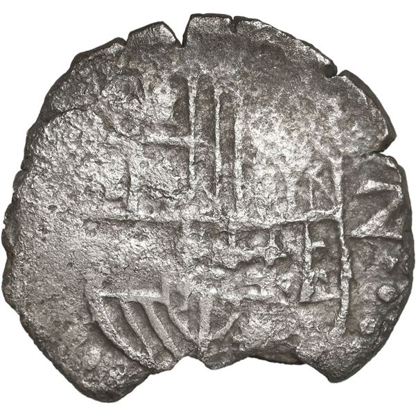 BOLIVIA, Potosí, cob 2 reales, 1622 (T or P), rare.