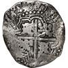 Image 2 : BOLIVIA, Potosí, cob 8 reales, 1649 Z, with crown-alone countermark on shield, ex-Mastalir (Plate).