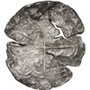 Image 2 : BOLIVIA, Potosí, cob 8 reales, (1649) Z, with two countermarks (crowned-C and crown-alone) on cross 