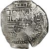 Image 1 : BOLIVIA, Potosí, cob 8 reales, (1650) O, with crowned-PH countermark on cross.