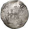 Image 1 : BOLIVIA, Potosí, cob 8 reales, 1651 O, with two crowned-C countermarks on cross (very rare), ex-Mast