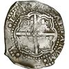 Image 2 : BOLIVIA, Potosí, cob 8 reales, 1651 O, with crowned-•F• (two dots) countermark on 