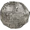 Image 1 : BOLIVIA, Potosí, cob 8 reales, (1651-52) (O or E), with crowned-L countermark on cross.
