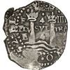 Image 1 : BOLIVIA, Potosí, cob 4 reales, 1652 E, transitional McLean Type II, rare, "La Capitana" auction Cove