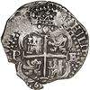 Image 2 : BOLIVIA, Potosí, cob 4 reales, 1652 E, transitional McLean Type II, rare, "La Capitana" auction Cove