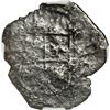 Image 2 : BOLIVIA, Potosí, cob 2 reales, 1652 E, transitional McLean Type I, rare, NGC VF details / sea salvag