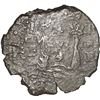 Image 1 : BOLIVIA, Potosí, cob 4 reales, 1652 E, transitional McLean Type II var with error denomination 4/2, 