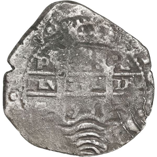 BOLIVIA, Potosí, cob 8 reales, 1653 E, •PH• at top, •8• above cr